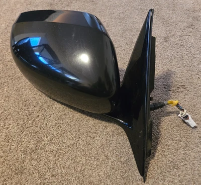 Черное оригинальное зеркало для правой пассажирской двери под правую руку для Infiniti M37 M56 2011–2014 годов выпуска - Изображение 1 из 4