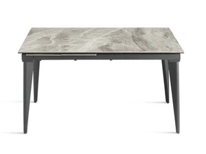 Table à Manger Effet Marbre Gris Rectangulaire Design Moderne CIC-658 - Imagen 1 de 7
