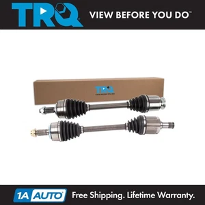 TRQ Front CV Axle Shaft Assembly Set Driver & Passenger Side Fits 13-14 Accord - Picture 1 of 8