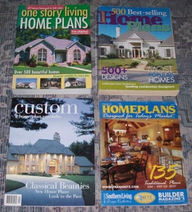 Lot 4 Home Plan Books: One Story Living 500+ Designs Custom Home Plan Portfolio - Picture 1 of 1