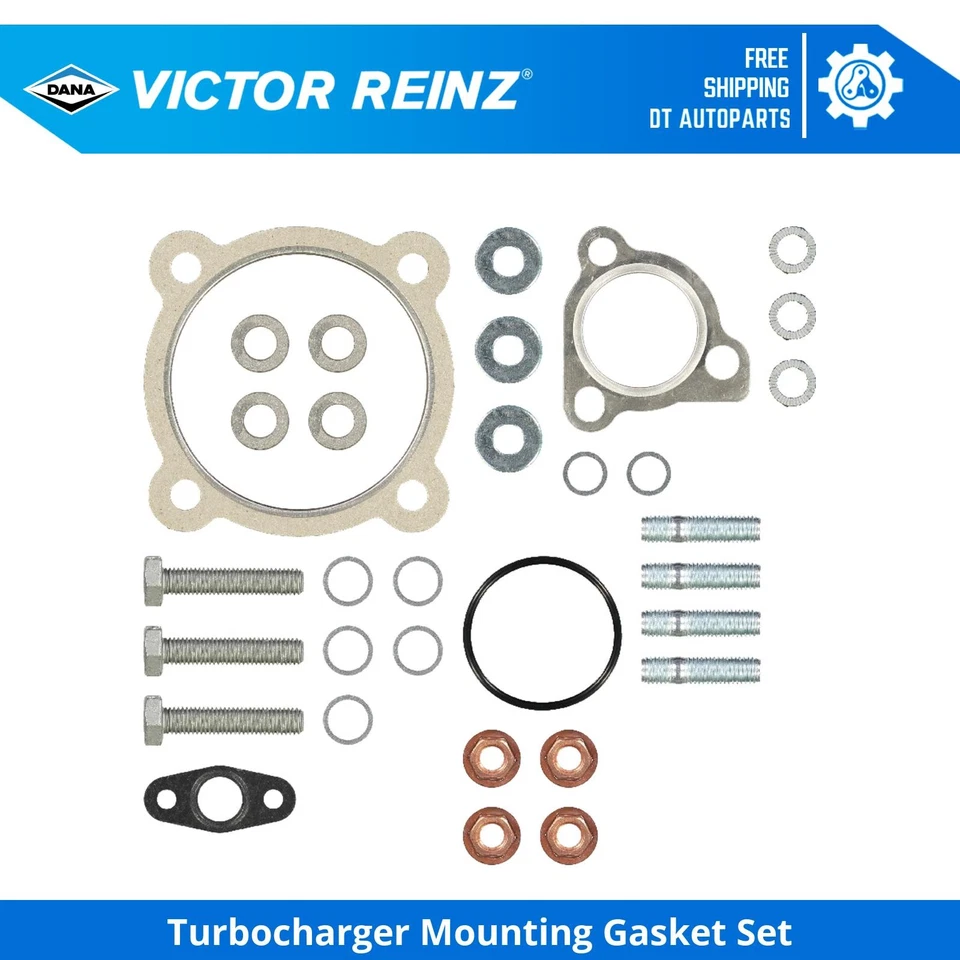 Juego de juntas de montaje de turbocompresor Victor Reinz 1999-05 Volkswagen Beetle 1,8 L Foto 1 de 1
