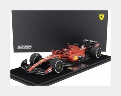 LOOKSMART LS18F1055 FERRARI - F1 SF-23 TEAM SCUDERIA FERRARI N 16 4th SINGAPORE  - Immagine 1 di 2
