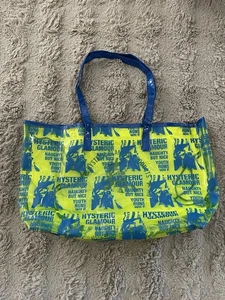 Bolso de hombro de plástico Hysteric Glamour verde neón Japón - Imagen 1 de 6