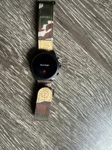 Fossil Men's Gen 6 44mm Stainless Steel Smart Watch FTW4063V - Picture 1 of 7