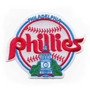 Philadelphia Phillies Primary Retro Old Logo 1980's Era Sleeve MLB Patch Jersey - Picture 1 of 1