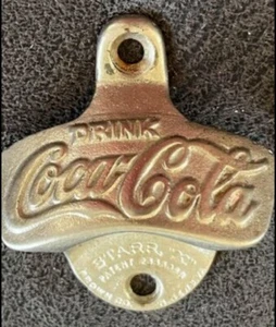 Coca Cola Starr X Vernickelt Gusseisen Flaschenverschlussöffner Vintage USA Made - Bild 1 von 4