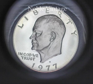 1977 S Proof Eisenhower (Ike) Dollar Coin - From a Clad Proof Set - Picture 1 of 2