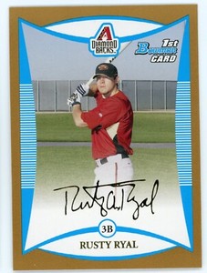 2008 Bowman Prospects Gold Rusty Ryal #BP16
