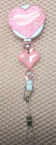 Nurses Pull Chain Reel ID Lanyard-New - Picture 1 of 2