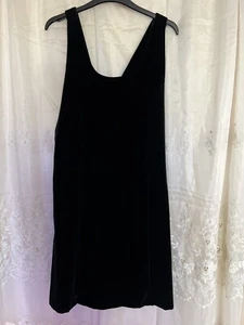 Casual Corner Black Velvet Jumper Size 10 - Picture 1 of 5