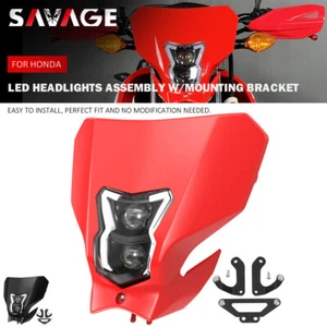 Conjunto de faros delanteros LED para HONDA XR150L 2022 XR 125L XR190L - Imagen 1 de 13