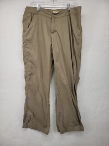 ROYAL ROBBINS WOMEN'S PANTS TAN SIZE 14 OUTDOOR ACTIVEWEAR HIKING CAMPING - Picture 1 of 12