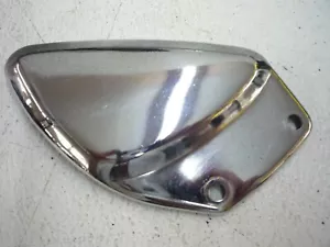 SUZUKI 99 GSX600F GSX 600 F KATANA FRONT RIGHT CHROME HEEL GUARD PLATE OEM - Picture 1 of 8