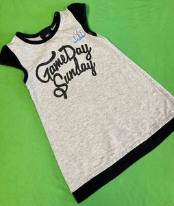 NFL Super Bowl LII "Game Day Sunday" Grey Dress Toddler 2T - Picture 1 of 4