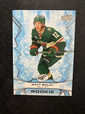 22-23 UD ICE Hockey Rookie 106 Matt Boldy - Image 1 of 2
