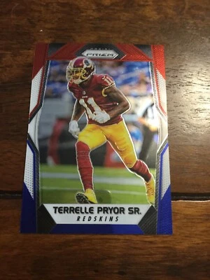 2017 PRIZMS RED WHITE BLUE TERRELLE PRYOR SR. WASHINGTON REDSKINS PRIZM - Image 1 of 2