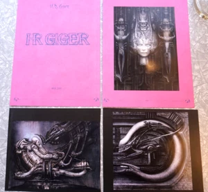 H.R. Lote de páginas de arte vintage de Giger Alien ¡EXCELENTE ESTADO! - Imagen 1 de 12