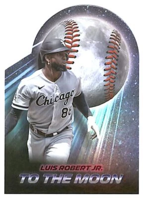 2024 Topps Big League To the Moon Die-Cuts #TM-39 Luis Robert Jr. Chicago White - Image 1 of 2