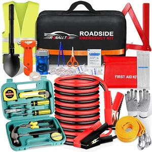 Car Emergency Roadside Tool kit,Road Side Safety Assistance Kit for Women Men... - Picture 1 of 7