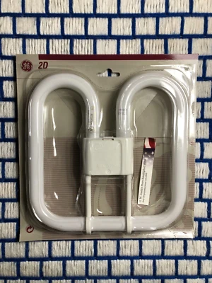 38w newGE 2D compact fluorescent F38W2D/835 POLYLUX 4 pin 22181 light bulb 3500K - Image 1 of 4
