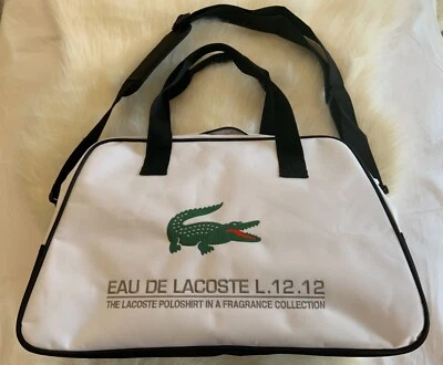 Lacoste Eau De Lacoste L.12.12 Beige Carry Bag/Sports Bag/Weekender 18"x11.5"x6" - Image 1 of 4