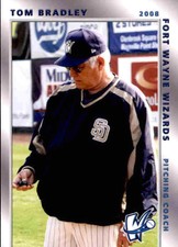 2008 Fort Wayne Wizards Grandstand #2 Tom Bradley Pitching Coach Baseball Card