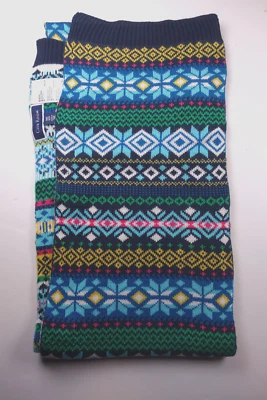 Bufanda tejida Fair Isle multicolor Club Room precio de venta sugerido por el fabricante $50 nueva Foto 1 de 2
