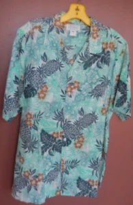Kolekole Kole Kole Vintage Pineapple Floral Hawaiian Aloha Cotton Shirt Men XL - Picture 1 of 5