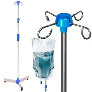 Infusionsständer höhenverstellbar mit 4 Haken Tragbare medizinische Infusion - Bild 1 von 11