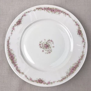 Limoges Pink Apple Blossom Dinner Plate 9 3/4" Theodore Haviland France Lot of 3 - Picture 1 of 9