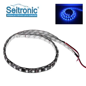 LED Tira Iluminación Interior 120cm XENÓN AZUL 5050 para Audi VW BMW Opel Ford - Imagen 1 de 4