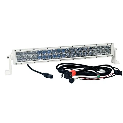 22" White 4D Optics 120W LED Light Bar Combo Spot/Flood Beam Marine Boat RV 12V - Image 1 of 4