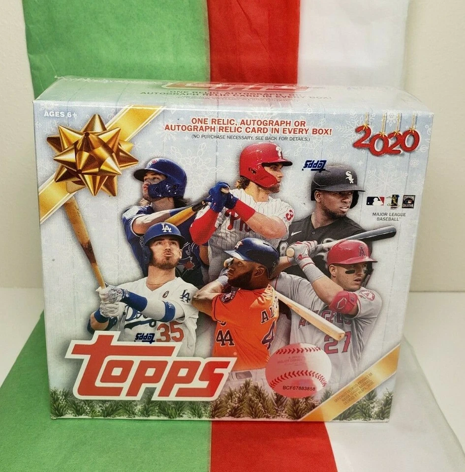 2020 Topps Holiday Box! MLB Trading Cards, Factory Sealed, Christmas, Brand New - Image 1 of 1