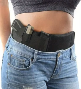 Belly Band Concealed Pistol/Weapon Waist Holster. Under Shirt or Coat. Hidden. - Picture 1 of 14