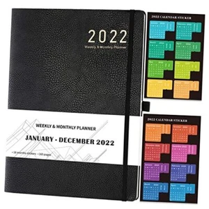 2022 Planner - Planner 2022 Weekly & Monthly, 8.5" x 11", Jan. 2022 - Dec. - Picture 1 of 8