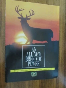 1990's John Deere All New Breed of Power catalog 7600,  7700, 7800, 6200, 6300,  - Picture 1 of 5