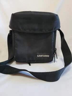Vintage Case Logic Bag Multi-Carry Pack for CD Player & CD’s with Strap Black - Image 1 of 4