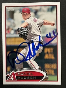 David Hudson Signed Card 2012 Topps In Person Autograph (IP) Auto - Picture 1 of 2