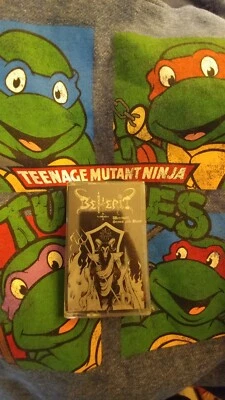 BEHERIT RARE SEALED CASSETTE,mayhem,deicide,metallica,slayer,pushead,danzig - Image 1 of 3