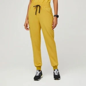 FIGS High Waisted Zamora Jogger Scrub Pants Light Gold Womens Size XXL/T PO 1998 - Picture 1 of 13