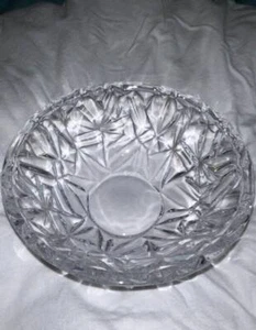 Tiffany & Co. Round Crystal Glass Bowl Rock Cut 6" Germany Textured Surface - Picture 1 of 11