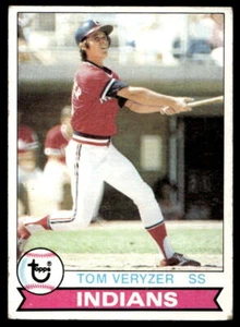 1979 Topps #537 Tom Veryzer Cleveland Indians - Picture 1 of 2
