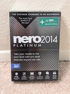 NERO 2014 PLATINUM / media software for windows 4k 3D - Picture 1 of 6