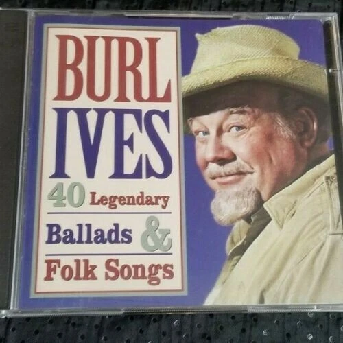 BURL IVES: 40 Legendary Ballads and Folk Songs - Set of 2 Cassette Tapes EUC! - Image 1 of 1