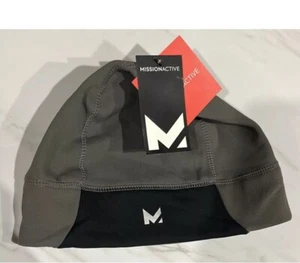 Mission Radiant Active leichte, mit Carbon angereicherte Fleece-Mütze neu mit Etikett grau - Bild 1 von 4