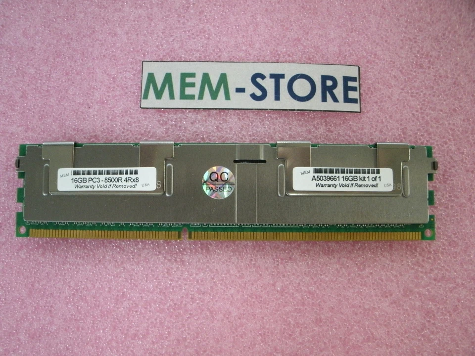 A5039661 A5056445 16GB DDR3 1066MHz PC3-8500 4R RDIMM Memory Dell PowerEdge - Image 1 of 1