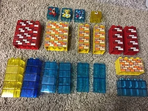 lego duplo brick 2X2 2X4 transparent translucent blue bob the builder - Picture 1 of 30