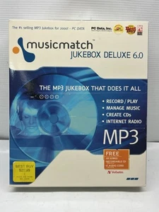 NEW MusicMatch Jukebox 6 Deluxe PC CD sort edit Tags MP3 Music SEALED - Bild 1 von 3