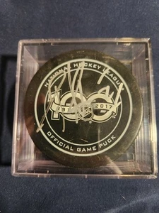 Patrick Roy 100th Anniversary Autograph Game Puck. Signed In Person Visiting STL - Picture 1 of 1