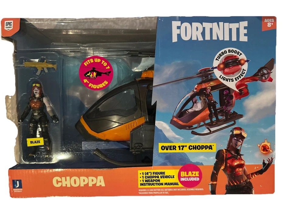 Fortnite Solo 4inch Jazwares Action Figure With 17inch Choppa